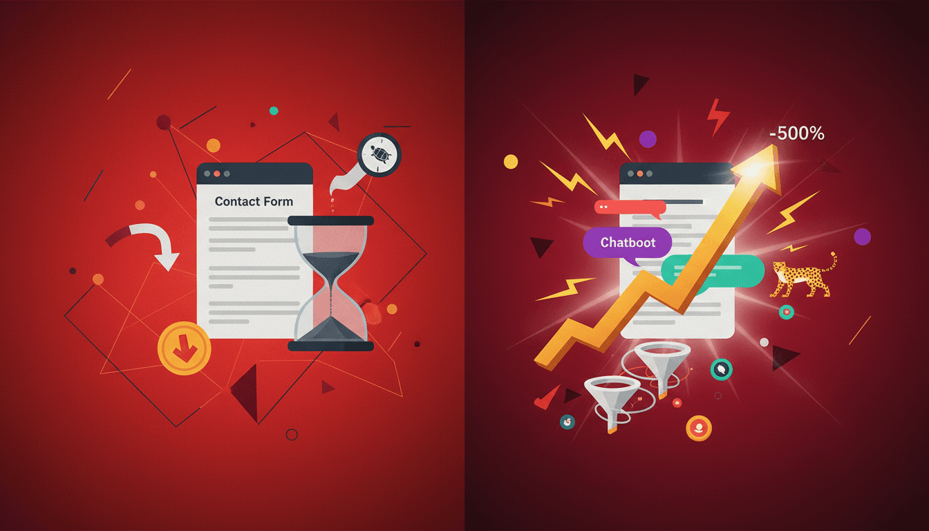 Chatbot vs Contact Form: Which Converts Better? (Data Study)